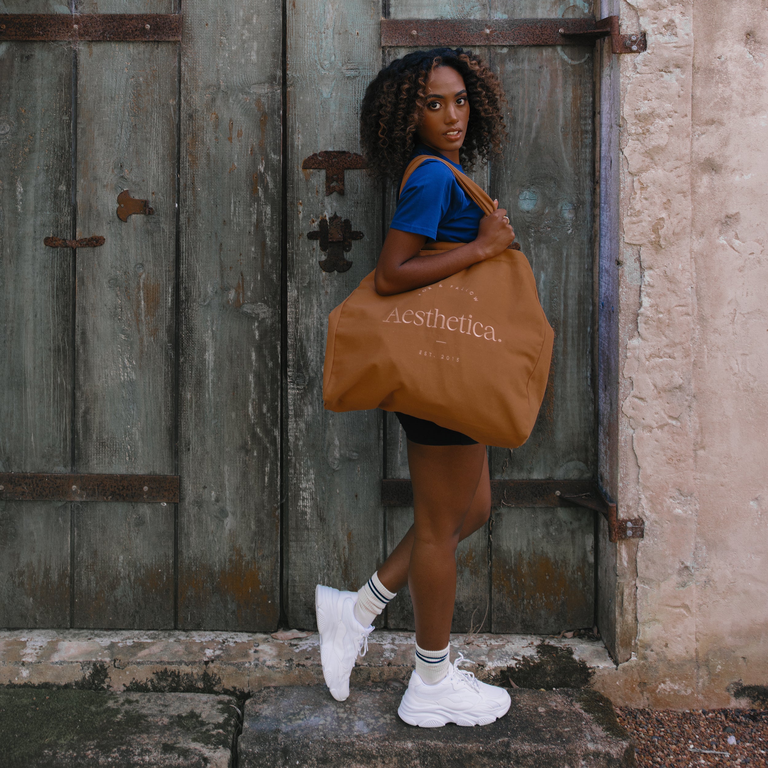 F&F Aesthetic Club Weekend Bag - Rust