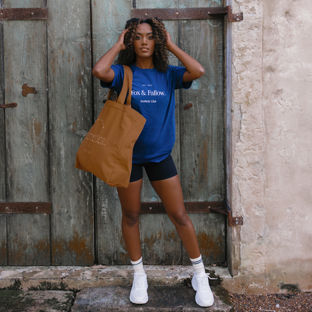 F&F Aesthetic Club 'Classic' Tee - Cobalt - Unisex