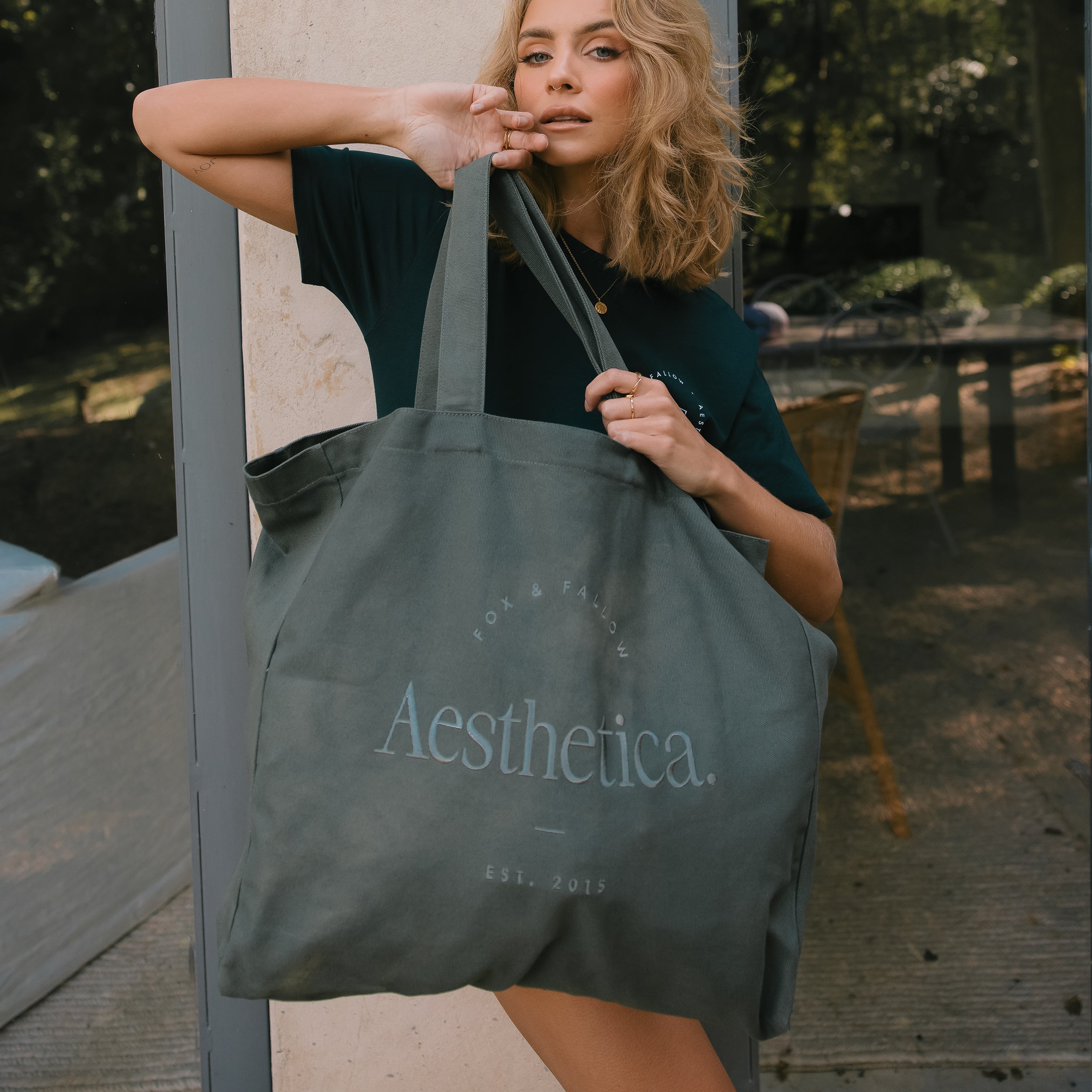 F&F Aesthetic Club Weekend Bag - Pine