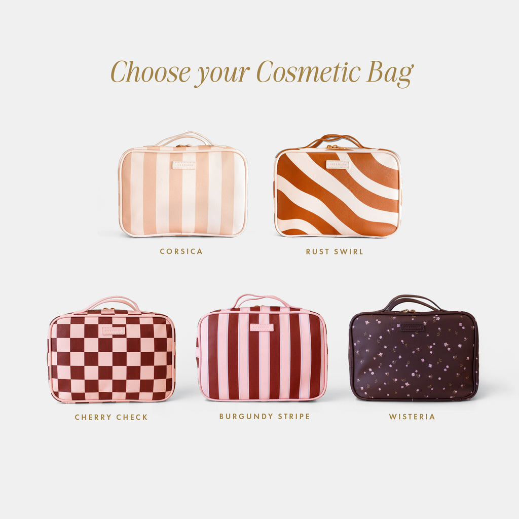 Vanity, Cosmetic + Wash Bag 4-Pack Bundle