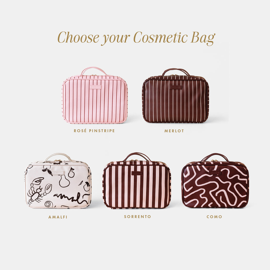 Vanity, Cosmetic + Wash Bag 4-Pack Bundle