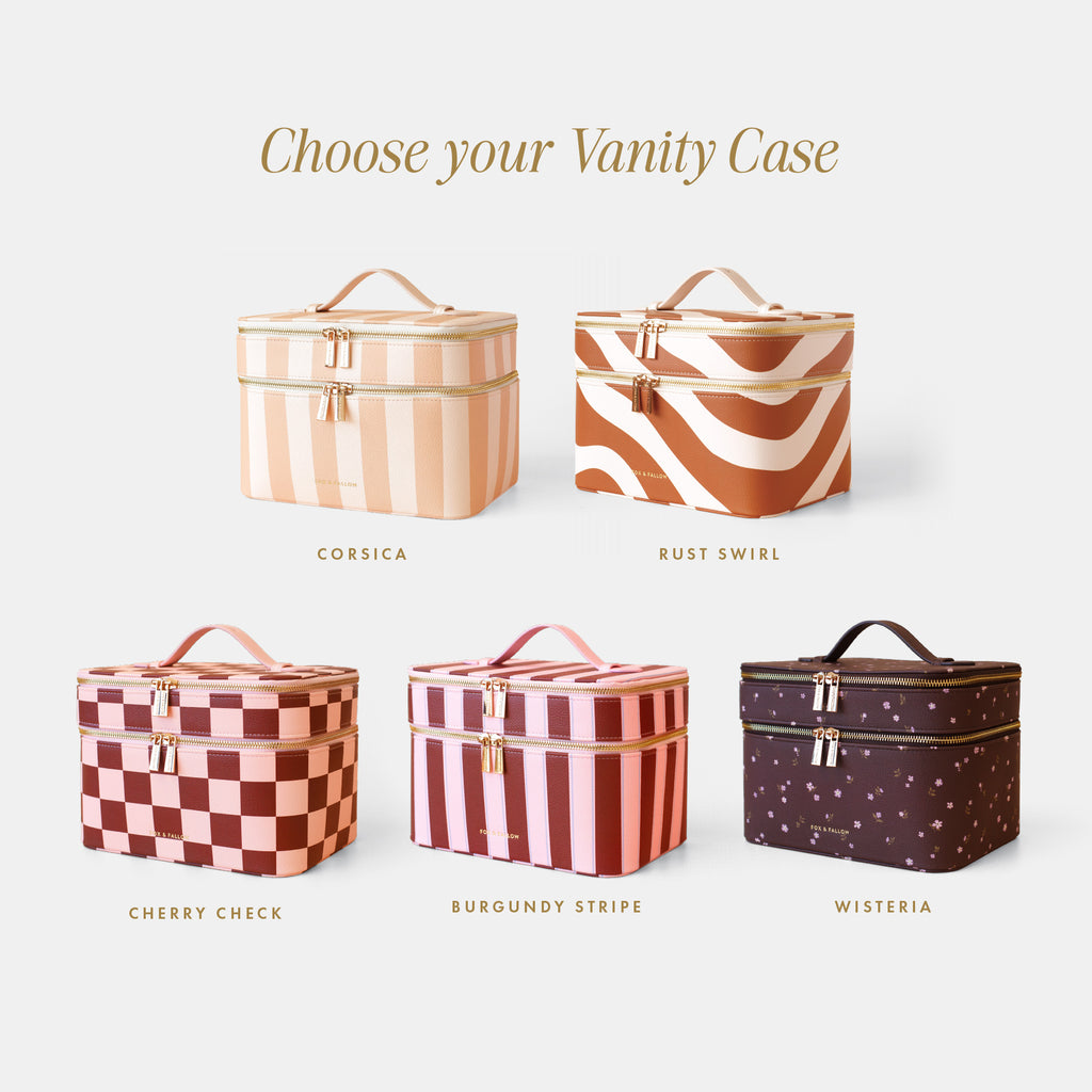 Vanity, Cosmetic + Wash Bag 4-Pack Bundle
