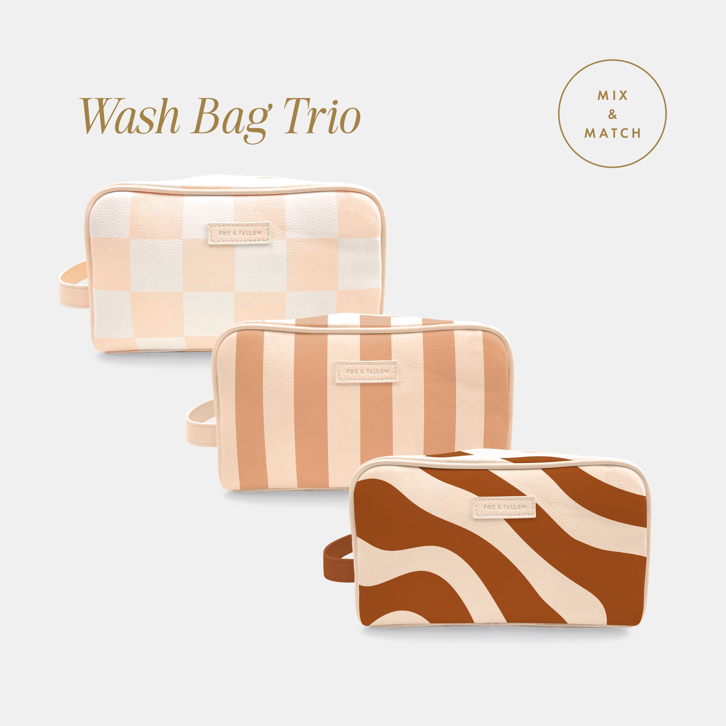 Wash Bag Trio Bundle