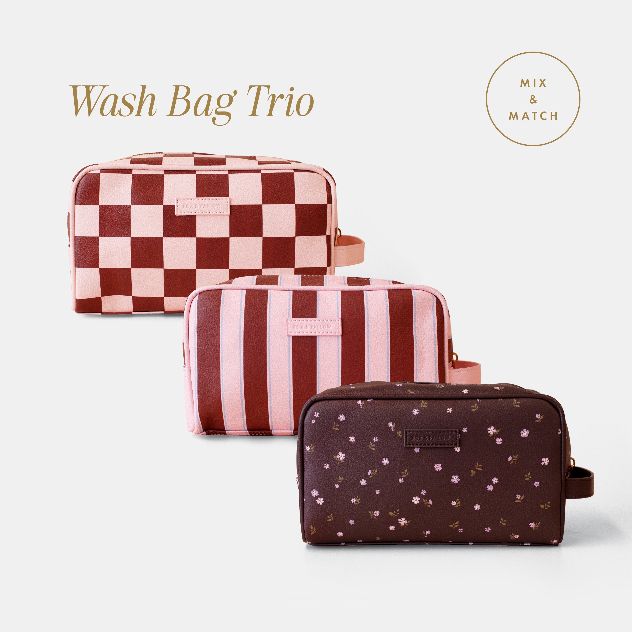 Wash Bag Trio Bundle