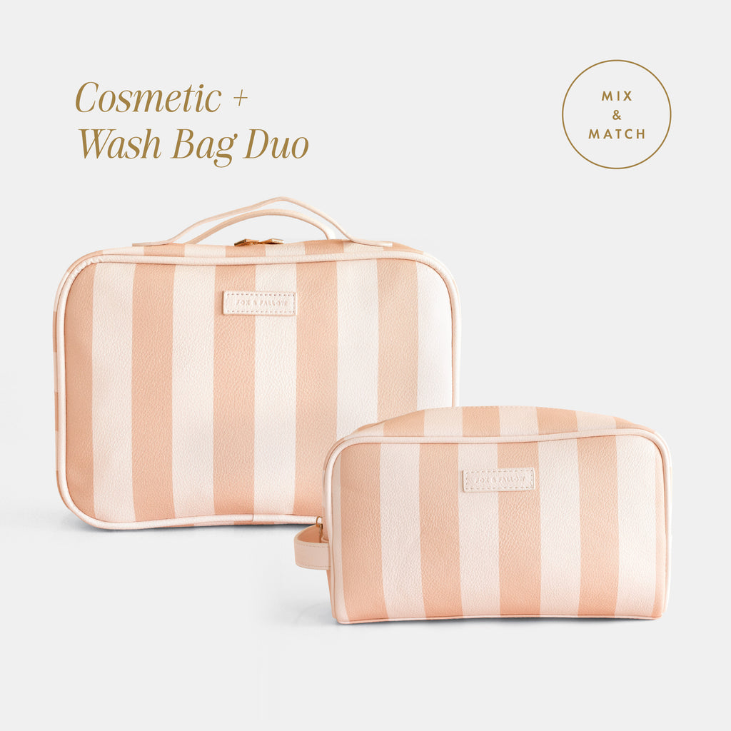 Cosmetic + Wash Bag Duo Bundle