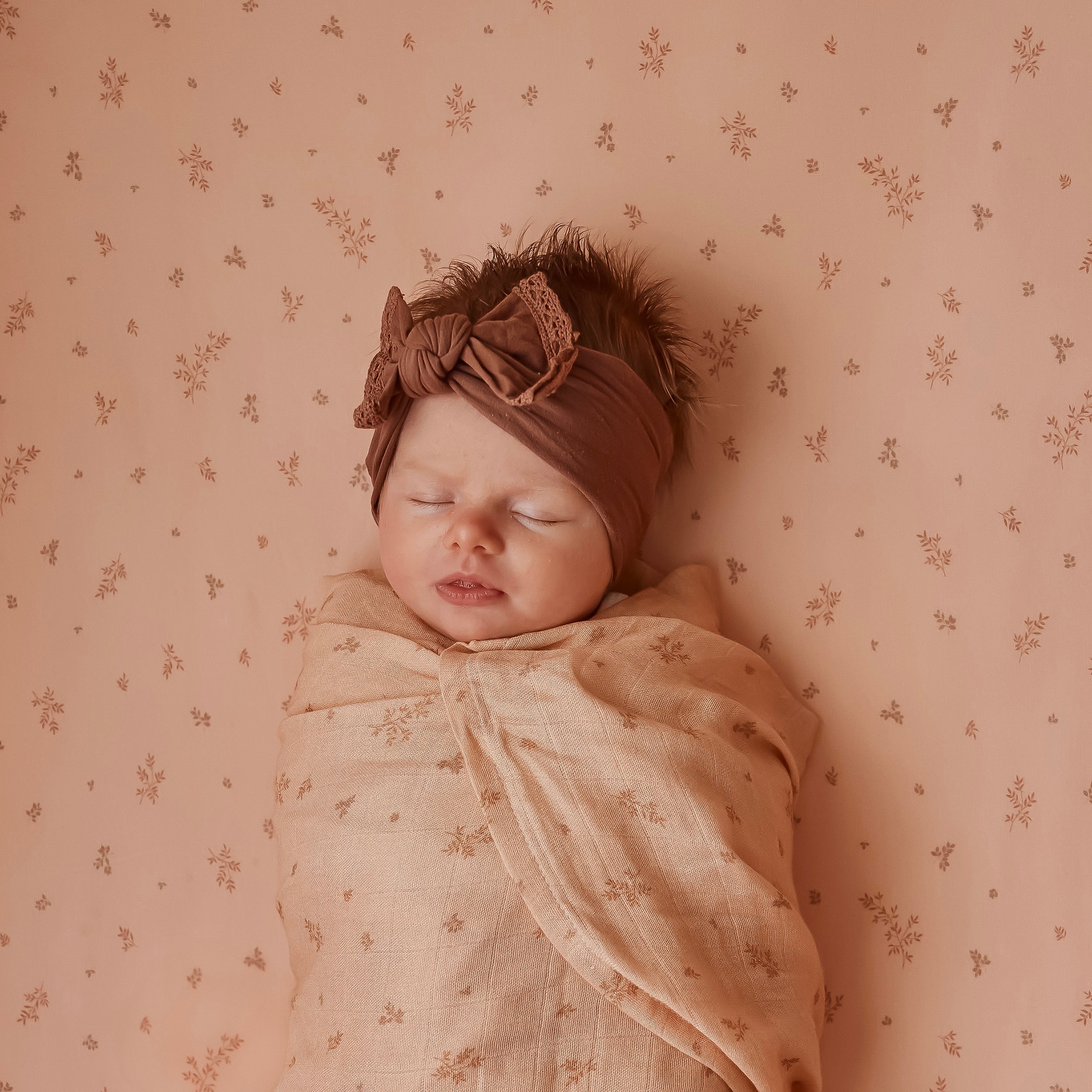 Wild Ruscus Organic Fitted Cot Sheet