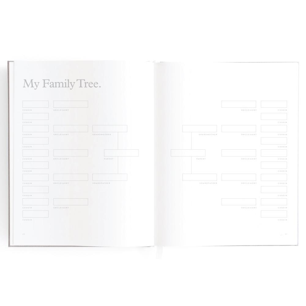 Baby Book Grey Boxed