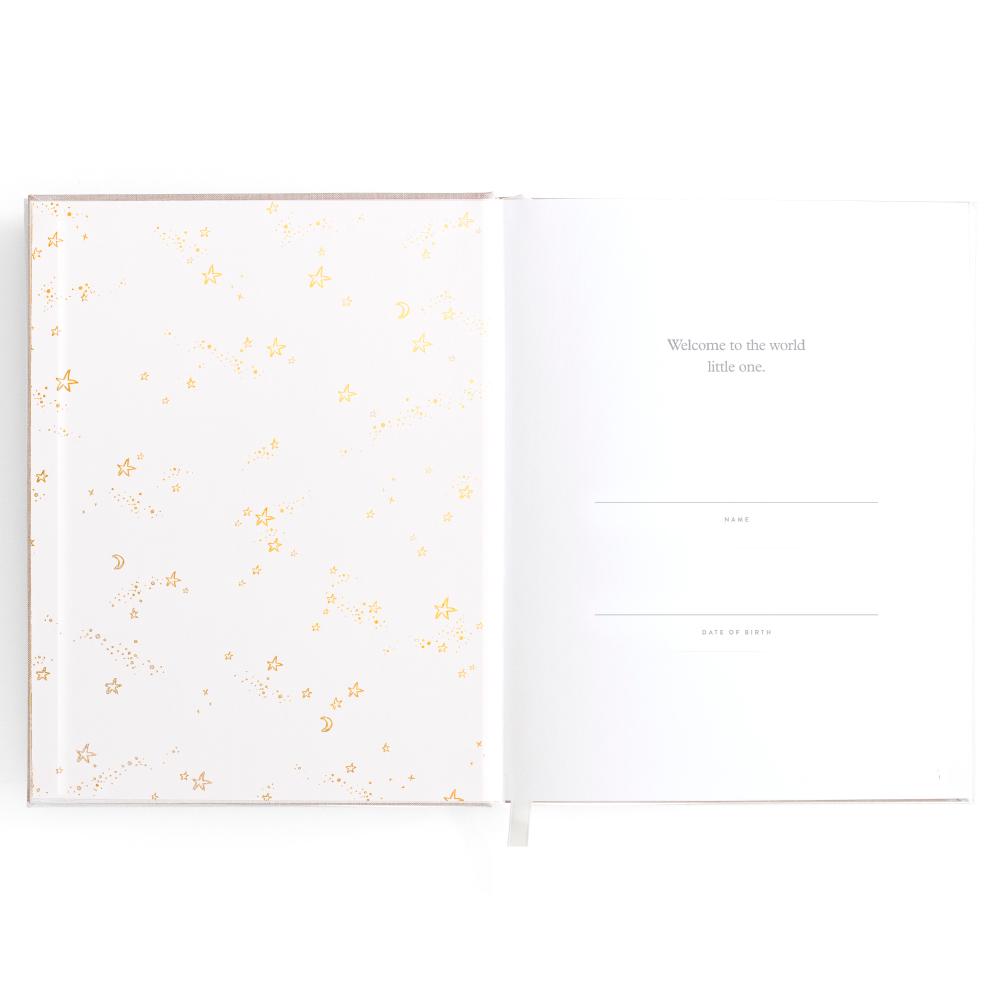 Baby Book Grey Boxed