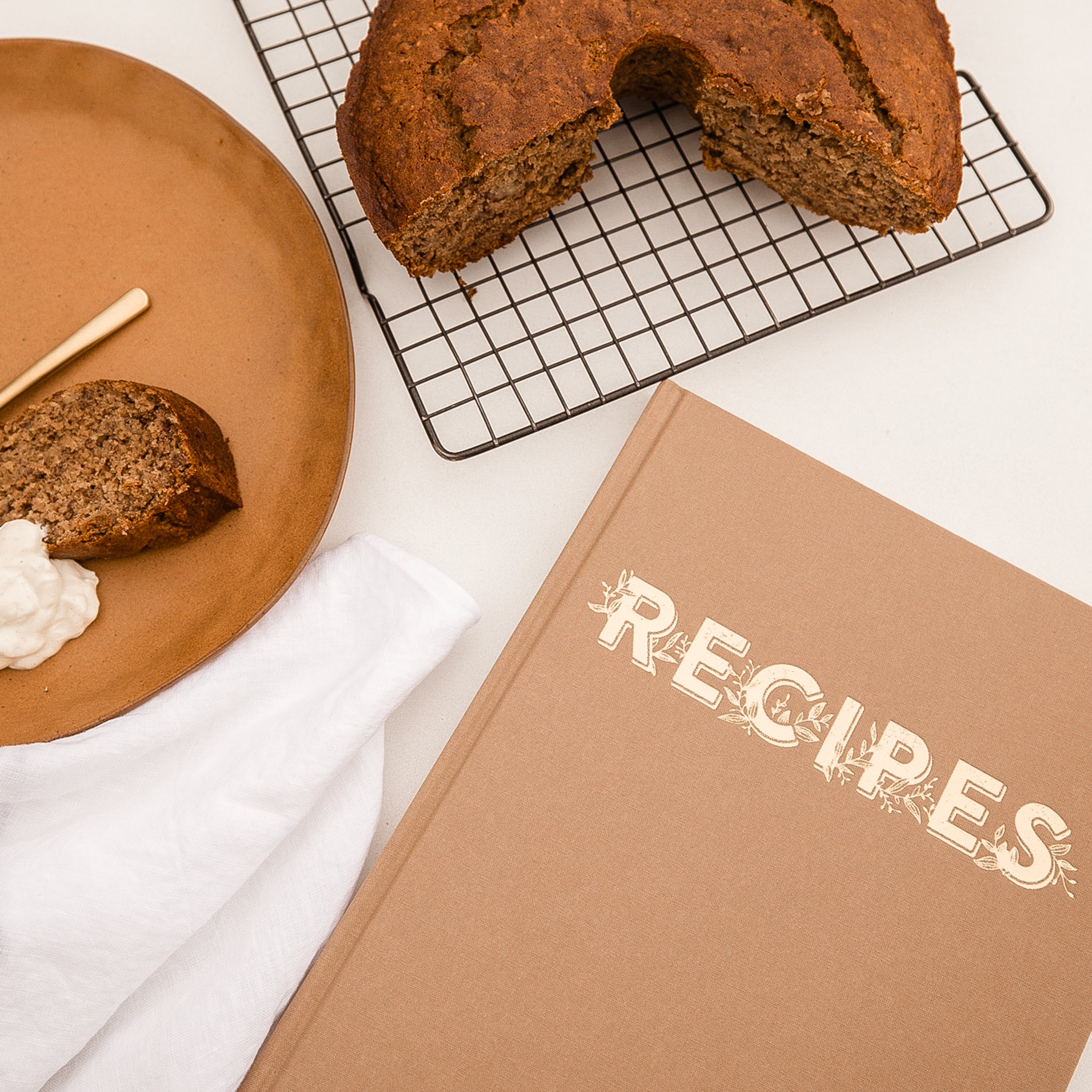 Recipe Book Latte Boxed