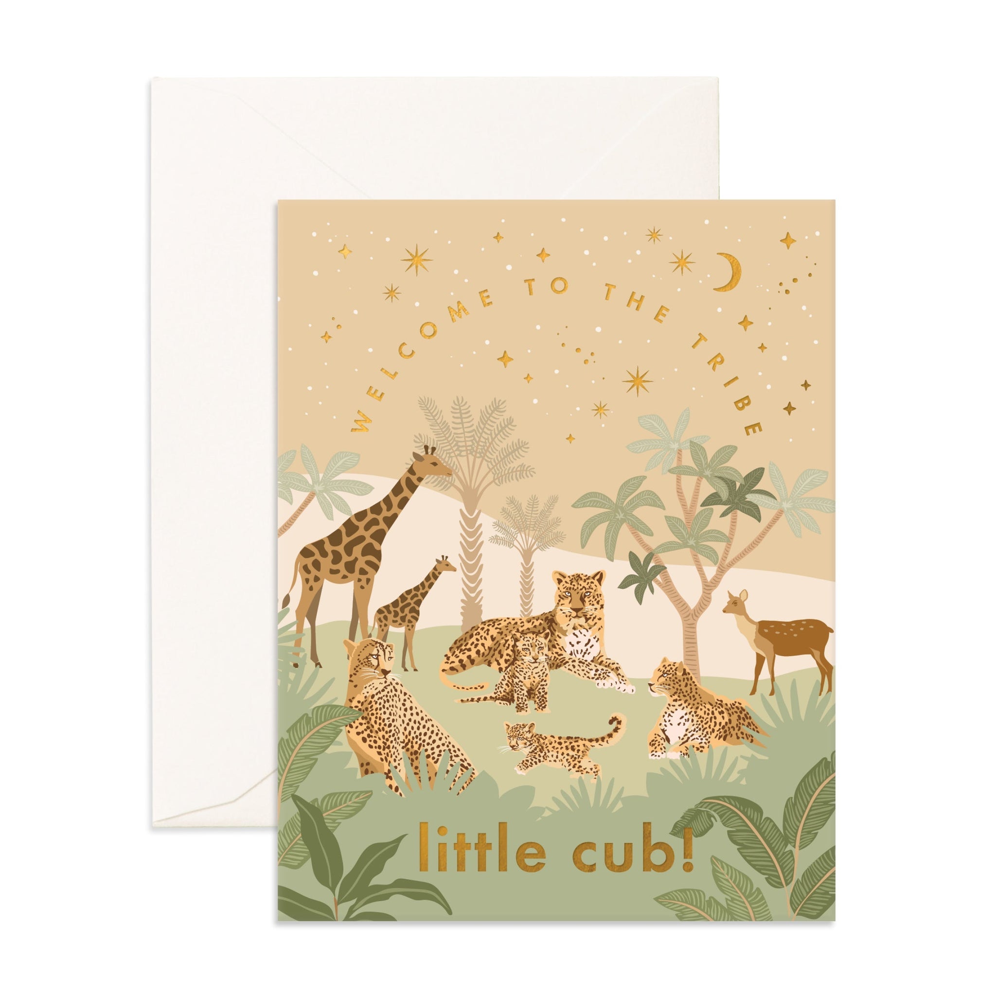 Welcome Little Cub Greeting Card– Fox & Fallow