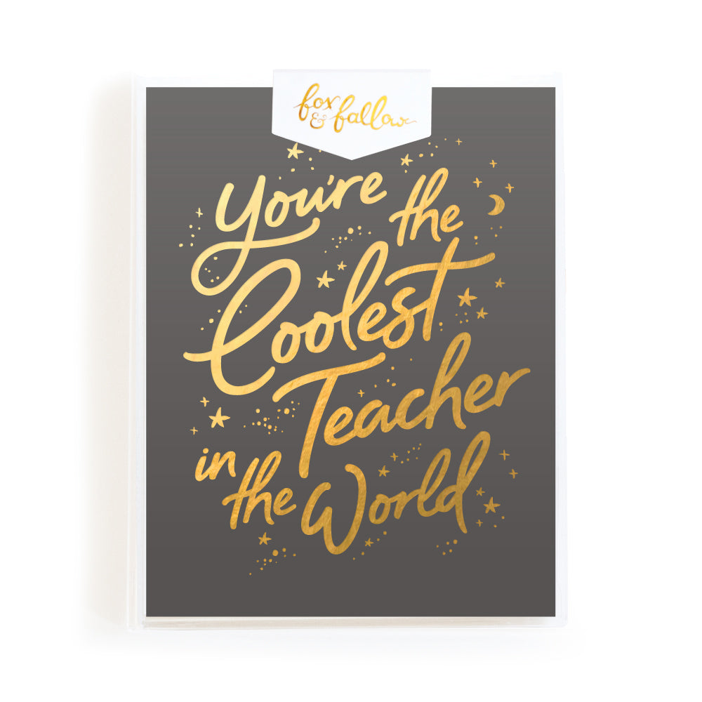 Coolest Teacher Bohemia Greeting Card Boxed Set - PRE-ORDER (ARRIVING FEB 2026)