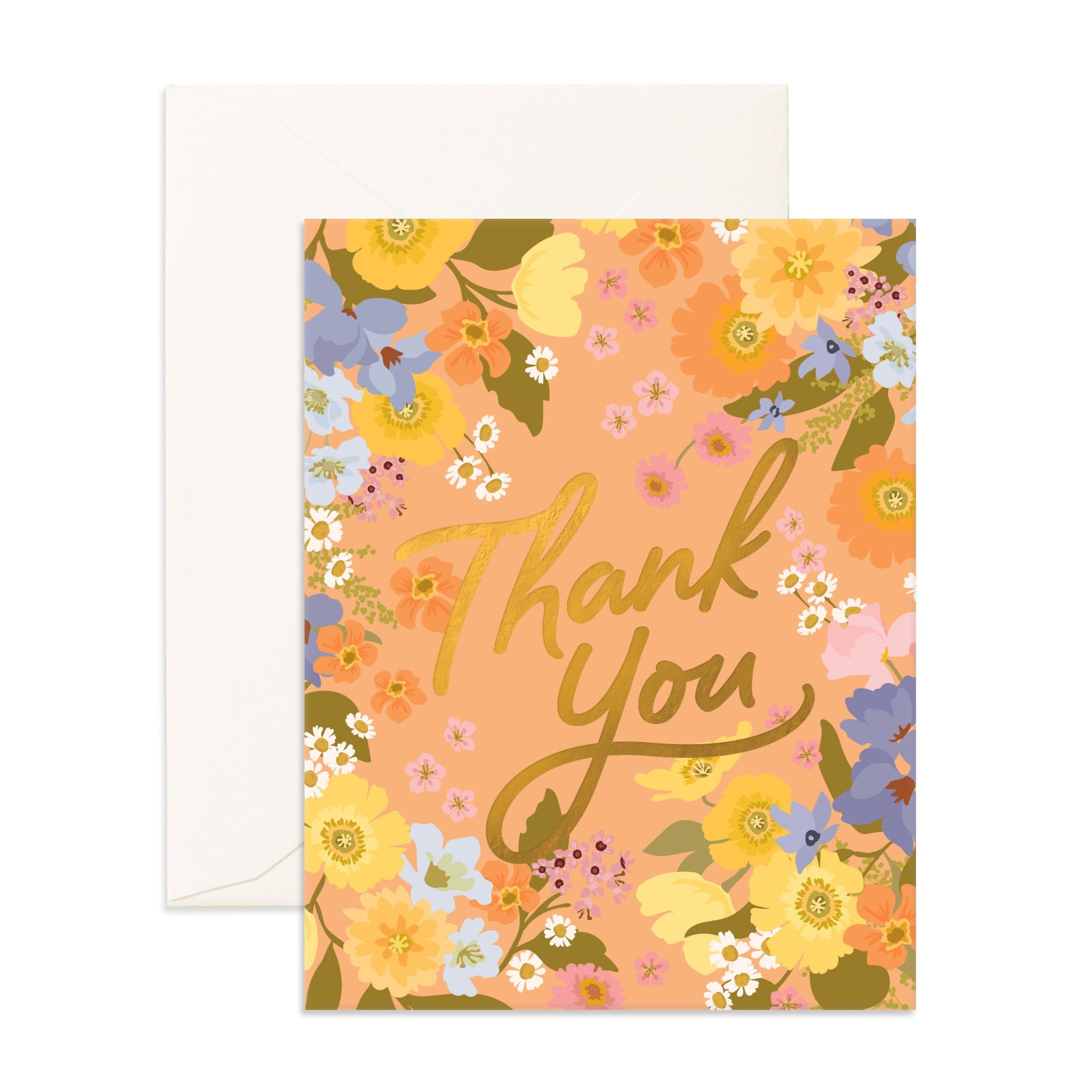 Thank You Spring Florals Greeting Card– Fox & Fallow
