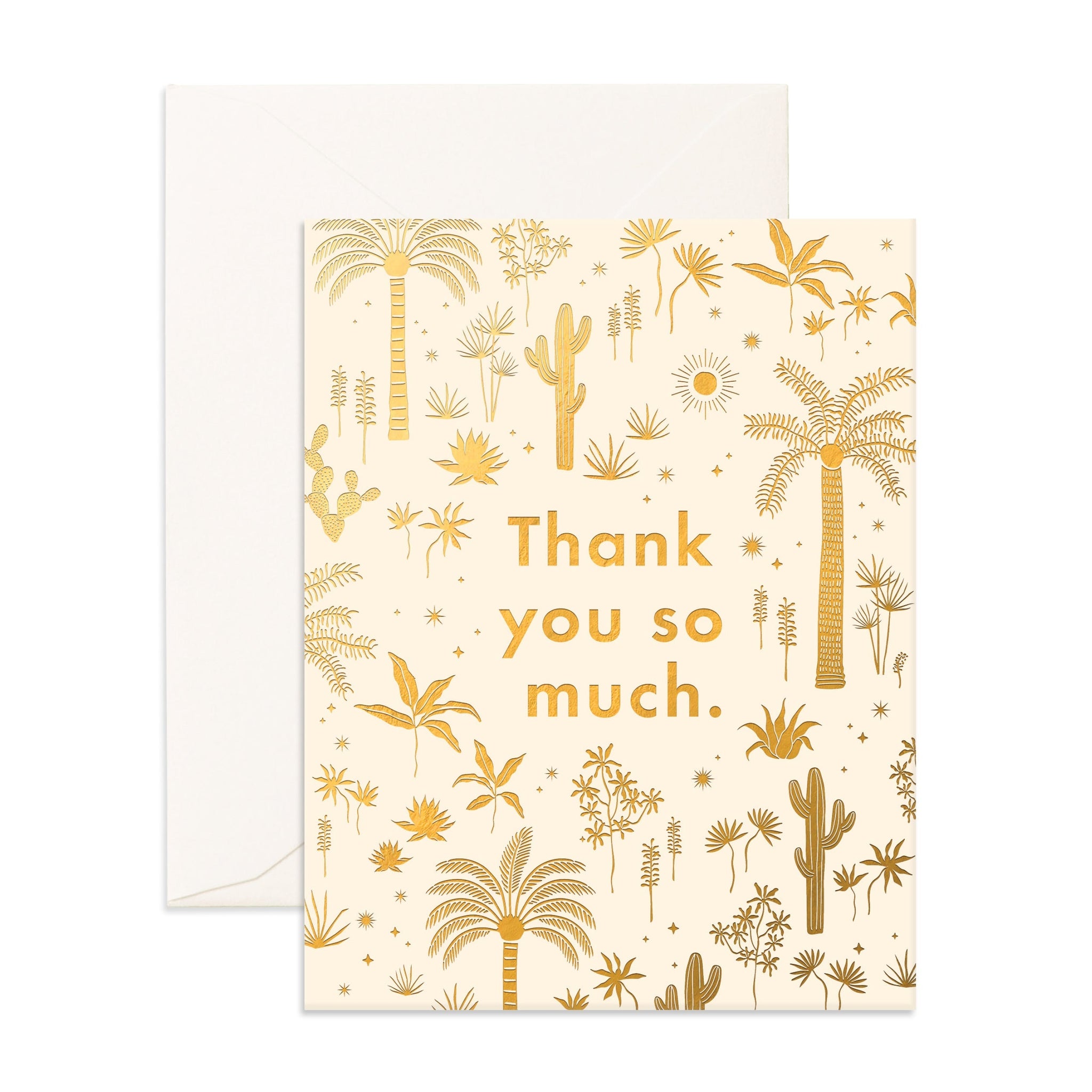 Thank You Desert Palms Greeting Card– Fox & Fallow