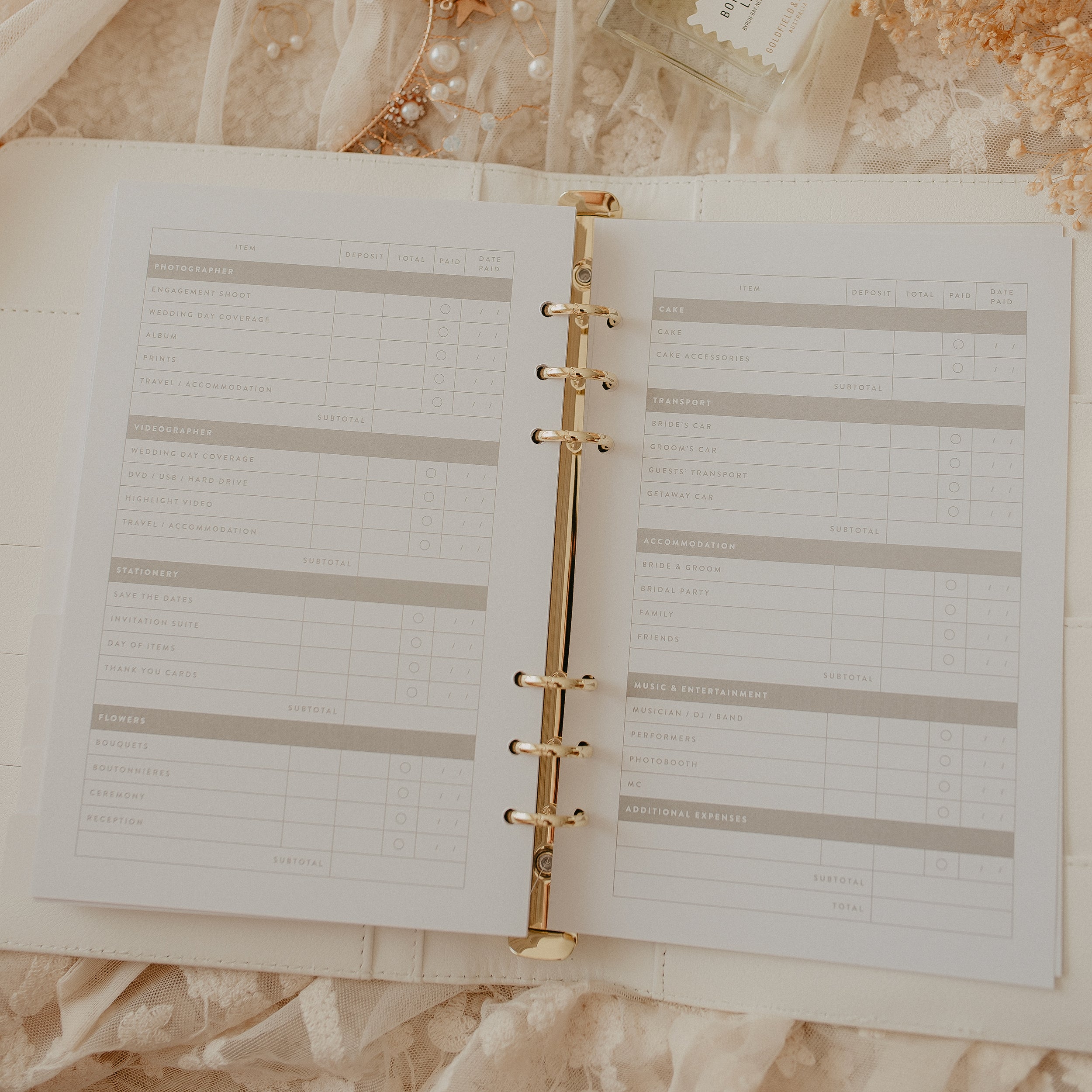 Wedding Planner Luxe Edition - Ivory