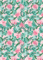 Aloha Gift Wrap Flat Sheet - 12 Sheet Pack