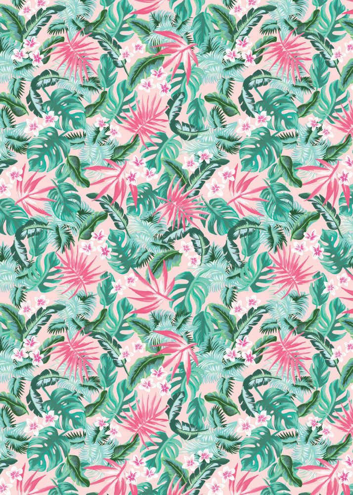 Aloha Gift Wrap Flat Sheet - 12 Sheet Pack