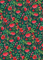 Poison Ivy Gift Wrap Flat Sheet - 12 Sheet Pack