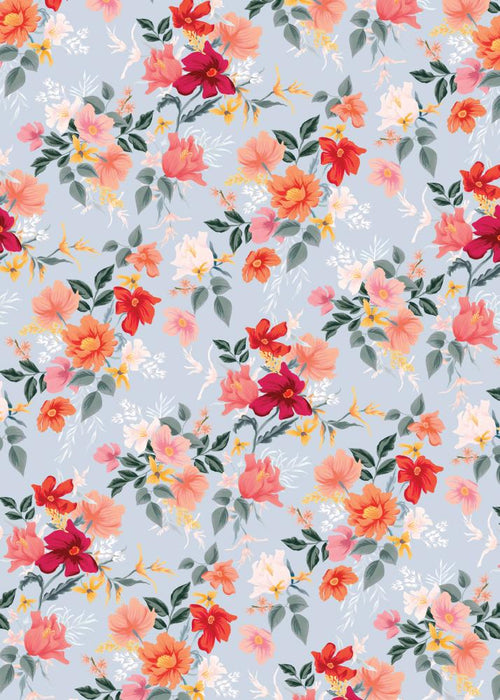 Bilberry Gift Wrap Flat Sheet - 12 Sheet Pack