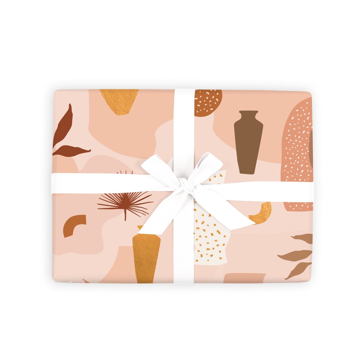 Greek Urns Gift Wrap Flat Sheet - 12 Sheet Pack
