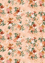 Bohemia Cream Gift Wrap Flat Sheet - 12 Sheet Pack